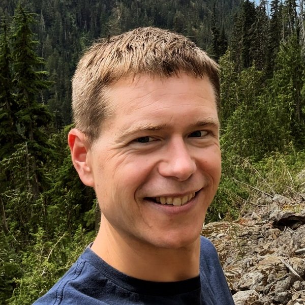Ray Hendricks hiking on a mountain trail